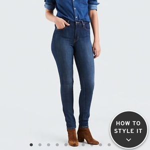 Levi’s 721 High Rise Skinny Jeans